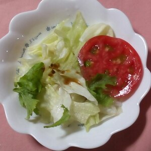 野菜サラダ♪ْ˖⋆昆布風味ドレッシング